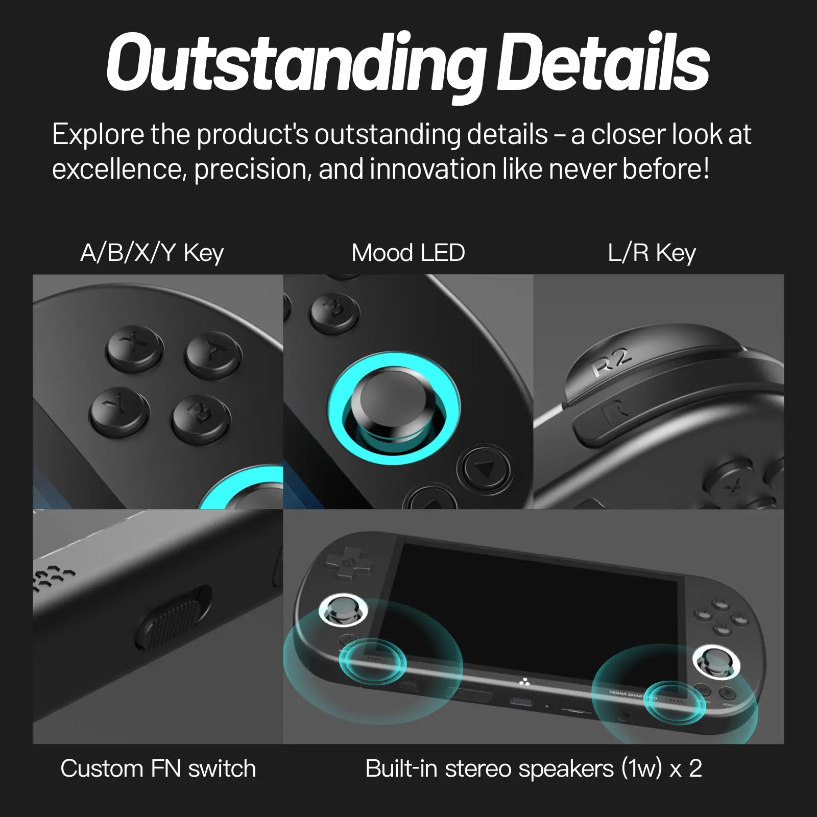 Trimui Smart Pro Handheld Retro Video Game Console 