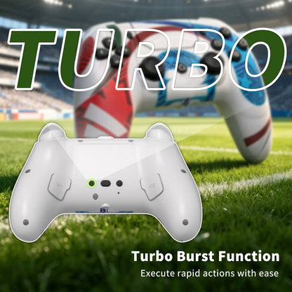 Football-Themed Wireless Controller for PS5 & PC