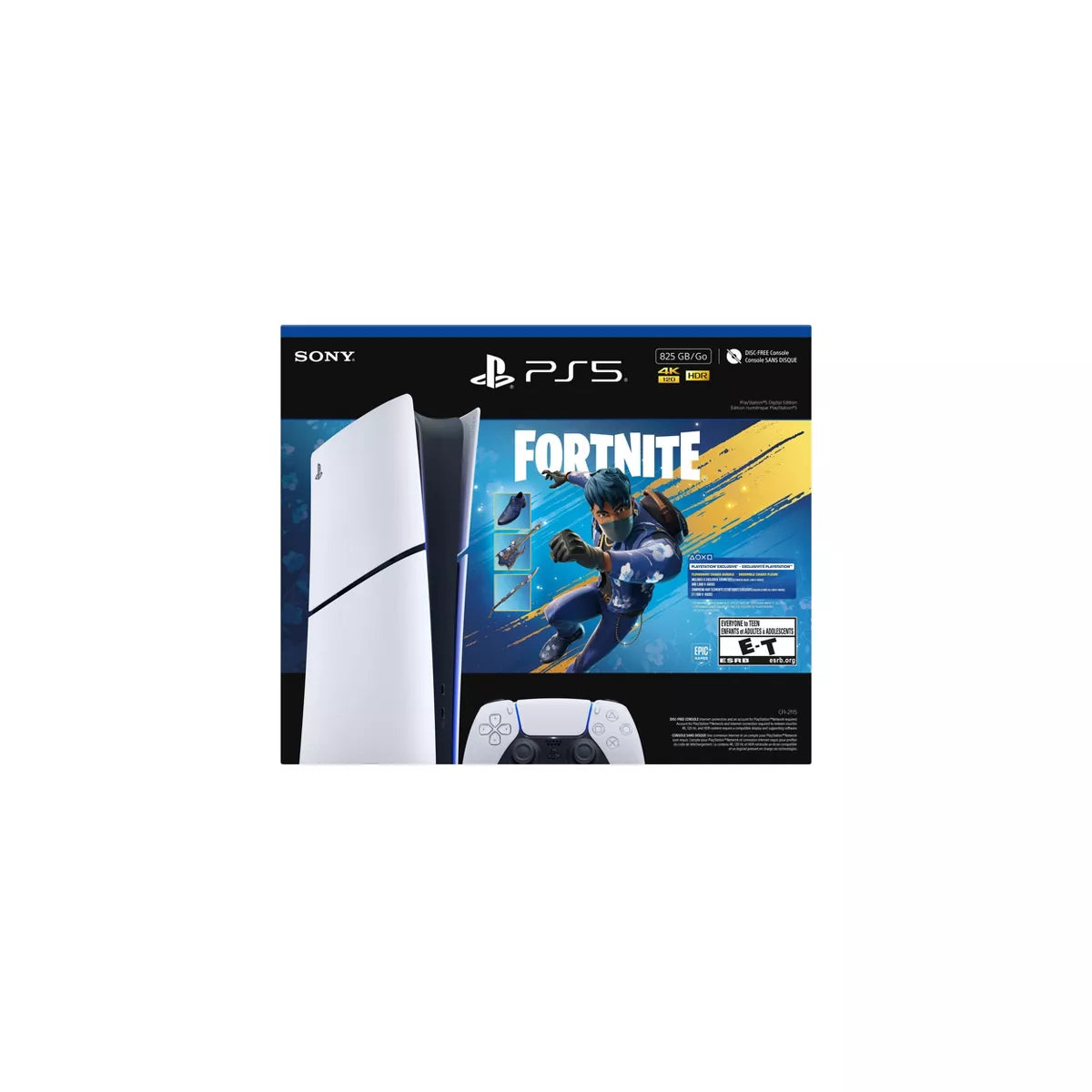Playstation 5 Digital Edition 825GB - Fortnite Flowering Chaos Bundle
