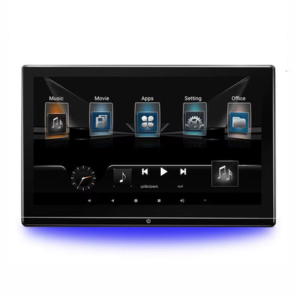 KANOR 13.3" Android Car Headrest Monitor | 8-Core Touchscreen Rear Seat Entertainment System