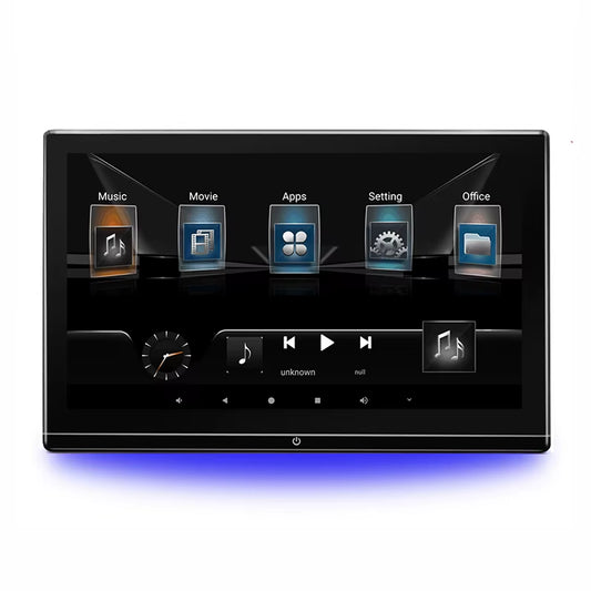 KANOR 13.3" Android Car Headrest Monitor | 8-Core Touchscreen Rear Seat Entertainment System