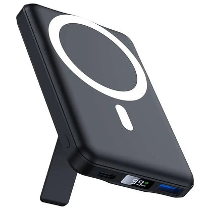 AOGUERBE Magnetic Wireless Power Bank 10000mAh | 15W Fast Charging | LED Display
