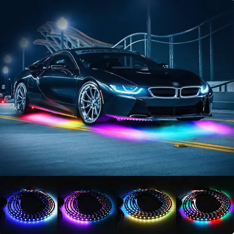 RGBIC Car Underglow Lights | APP Control | Waterproof LED Underbody Kit