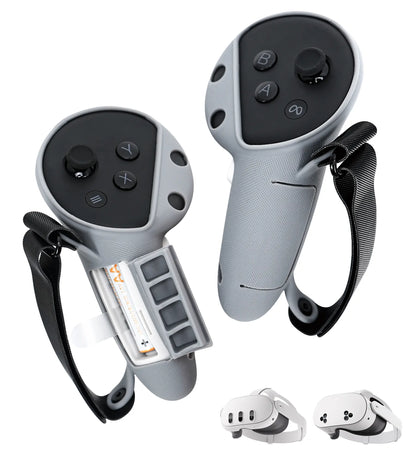 TRANSNOVO Silicone Knuckle Grips for Meta Quest 3S & Quest 3 Controllers