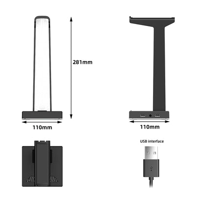 RGB Gaming Headphone Stand with Lighting Effects 