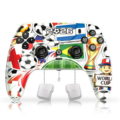 Football-Themed Wireless Controller for PS5 & PC