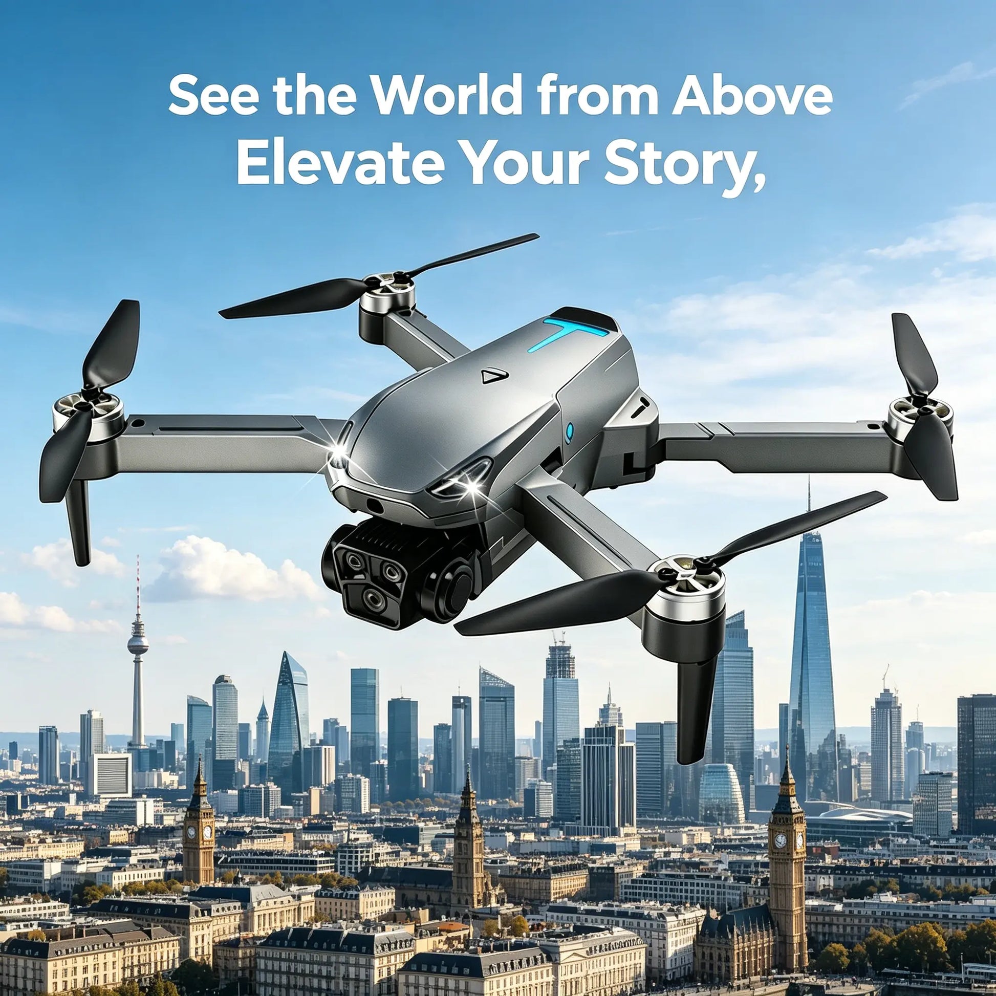 M8 Pro 2026 Foldable 4K GPS Drone