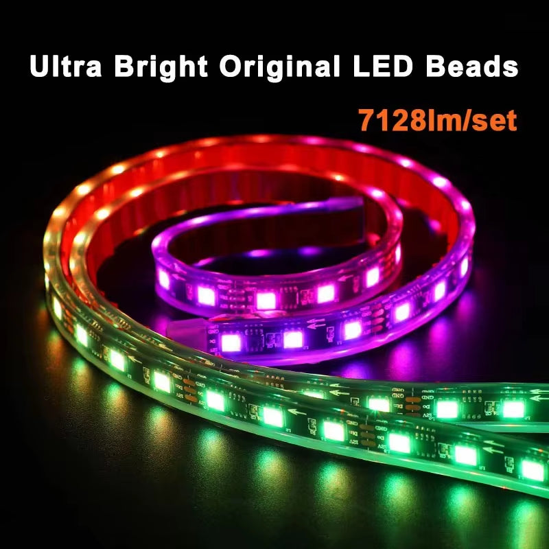 RGBIC Car Underglow LED Light Kit | 6-Piece Waterproof Underbody Lighting