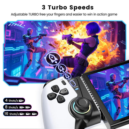 ESYWEN Wireless Gaming Controller for iPhone, Android & Switch | Hall Joystick