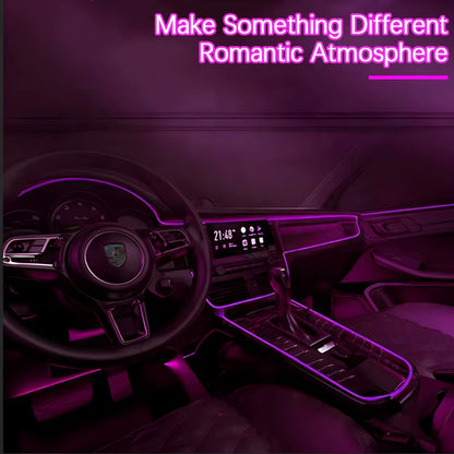 RGB Car Interior Ambient Lights | USB LED Strip Kit with 7 Colors