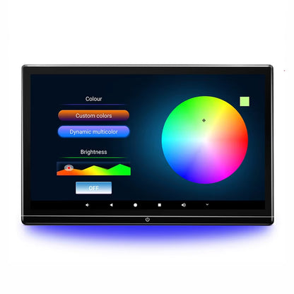 KANOR 13.3" Android Car Headrest Monitor | 8-Core Touchscreen Rear Seat Entertainment System