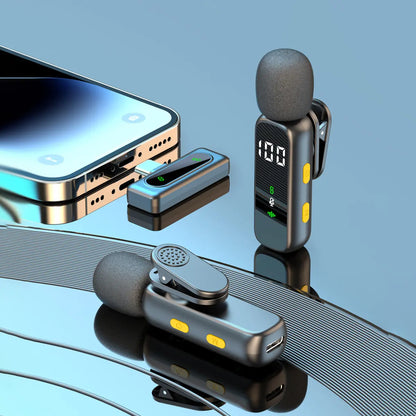Mini Wireless Lapel Microphone | 360° Audio | 14H Battery