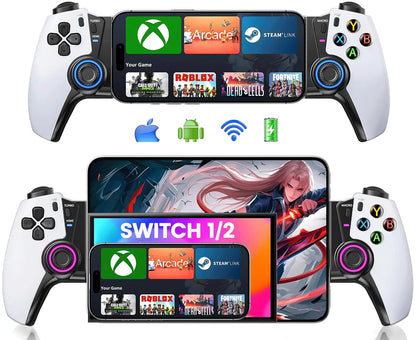 Mobile Gaming Controller for Android / Iphone 15-17 / Switch 2 / Ipad Mini 