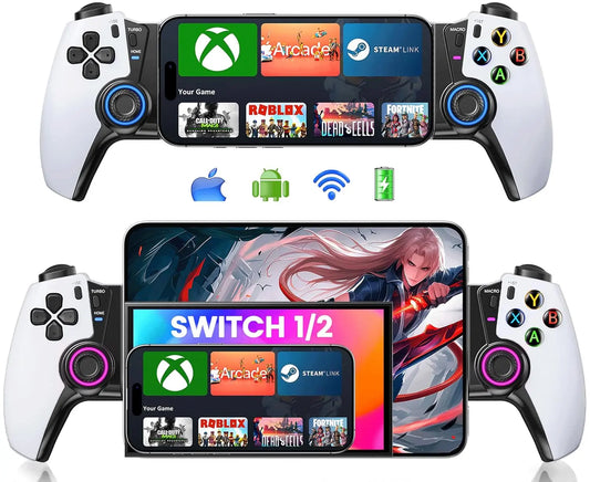 Mobile Gaming Controller for Android / Iphone 15-17 / Switch 2 / Ipad Mini 