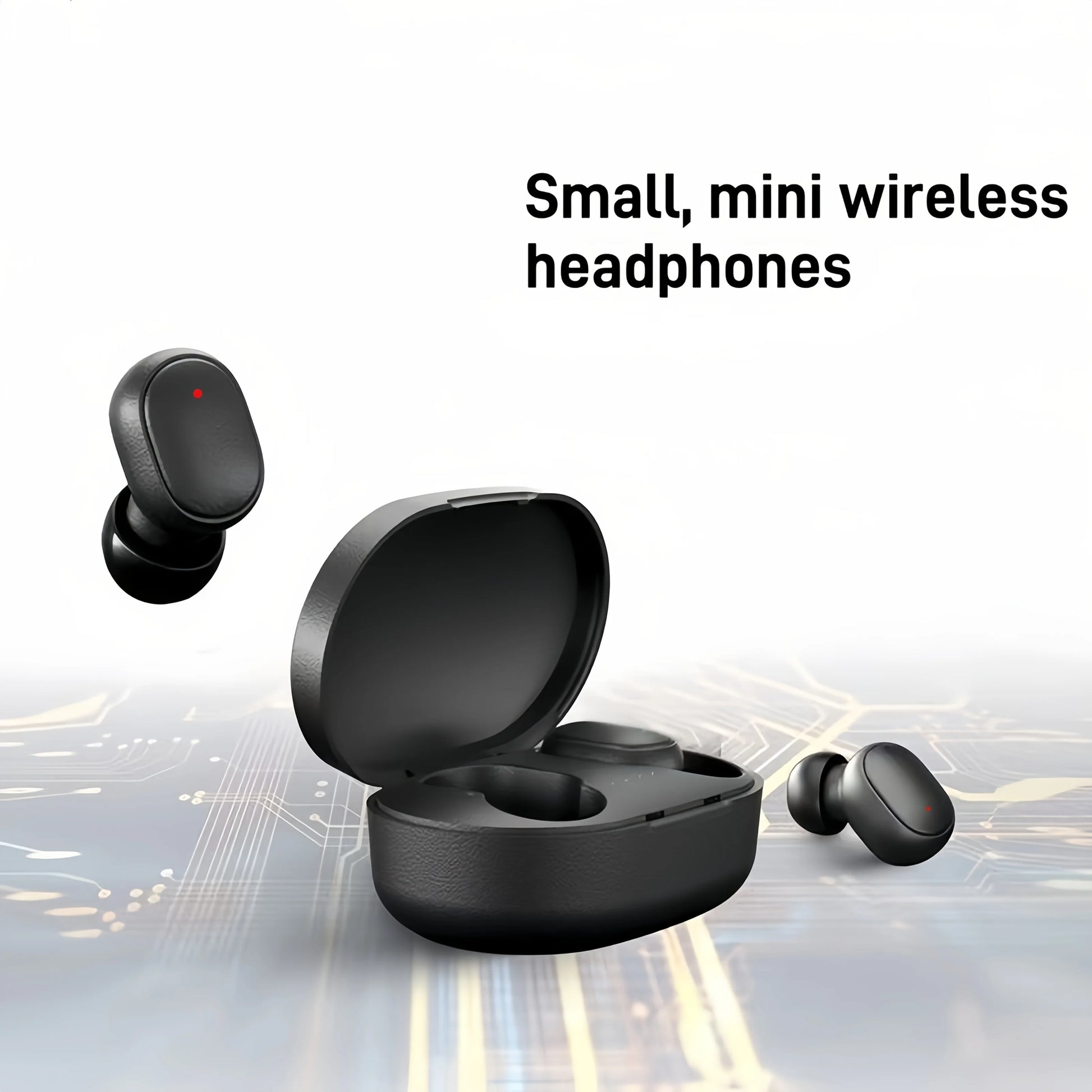 A6S TWS Wireless Bluetooth Earbuds | Hi-Fi Stereo Sound & Built-In Mic