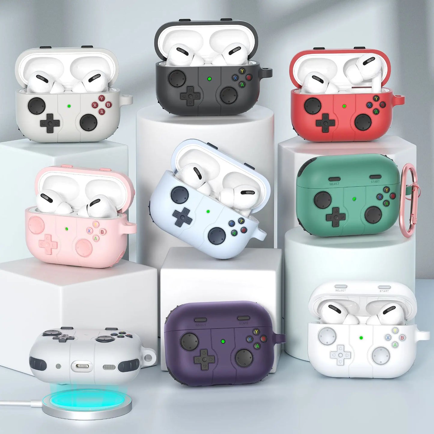 Gaming Console Silicone Case for AirPods Pro & AirPods 2/3/4