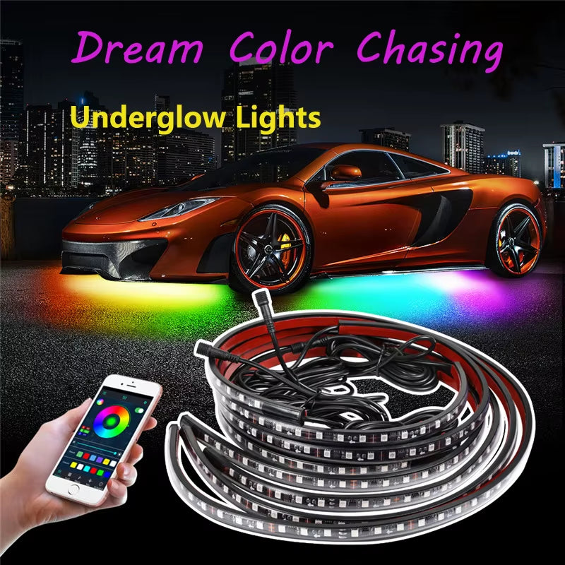 RGBIC Car Underglow Lights | APP Control | Waterproof LED Underbody Kit