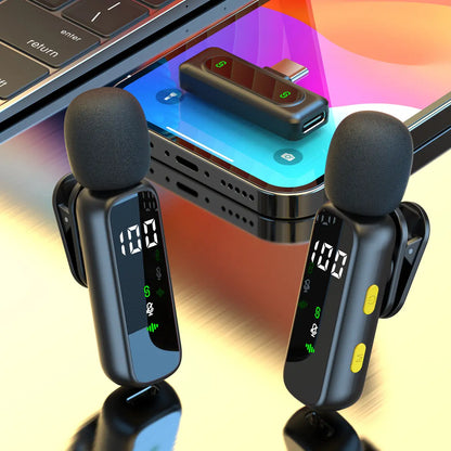 Mini Wireless Lapel Microphone | 360° Audio | 14H Battery