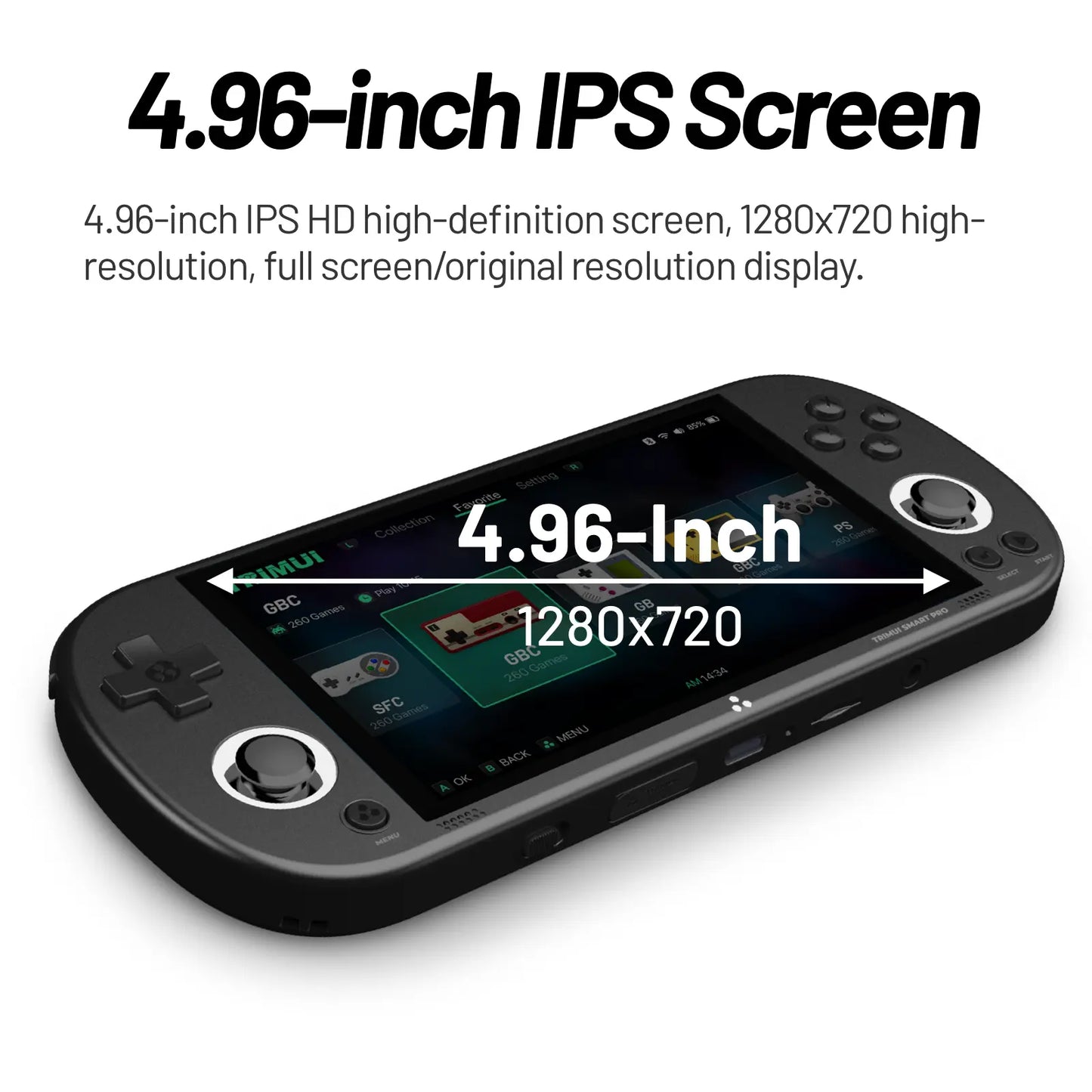 Trimui Smart Pro Handheld Retro Video Game Console 