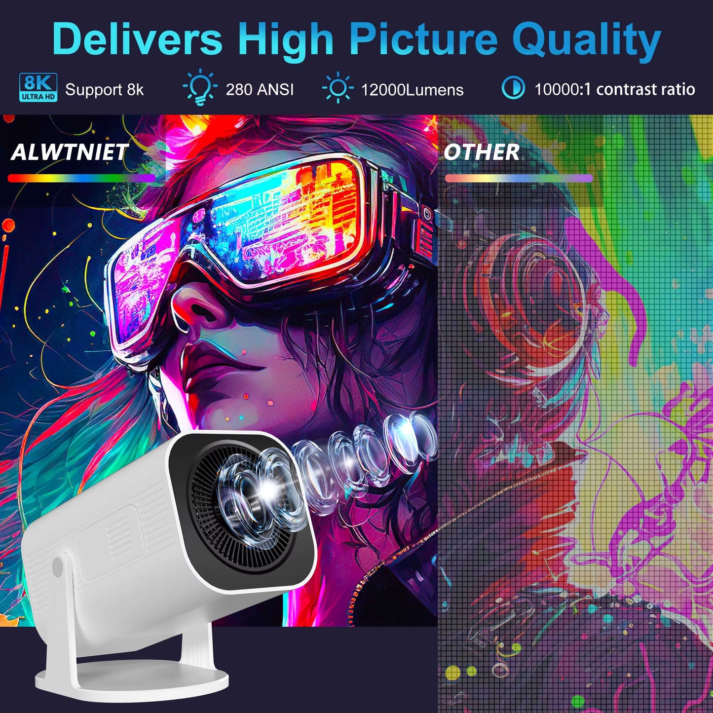 P330 Home Cinema Portable Projector