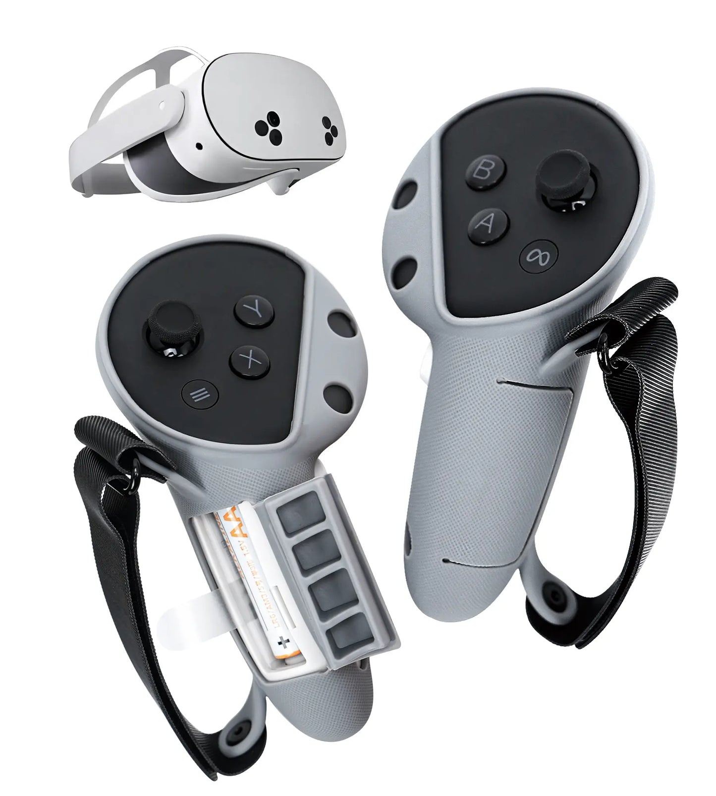 TRANSNOVO Silicone Knuckle Grips for Meta Quest 3S & Quest 3 Controllers