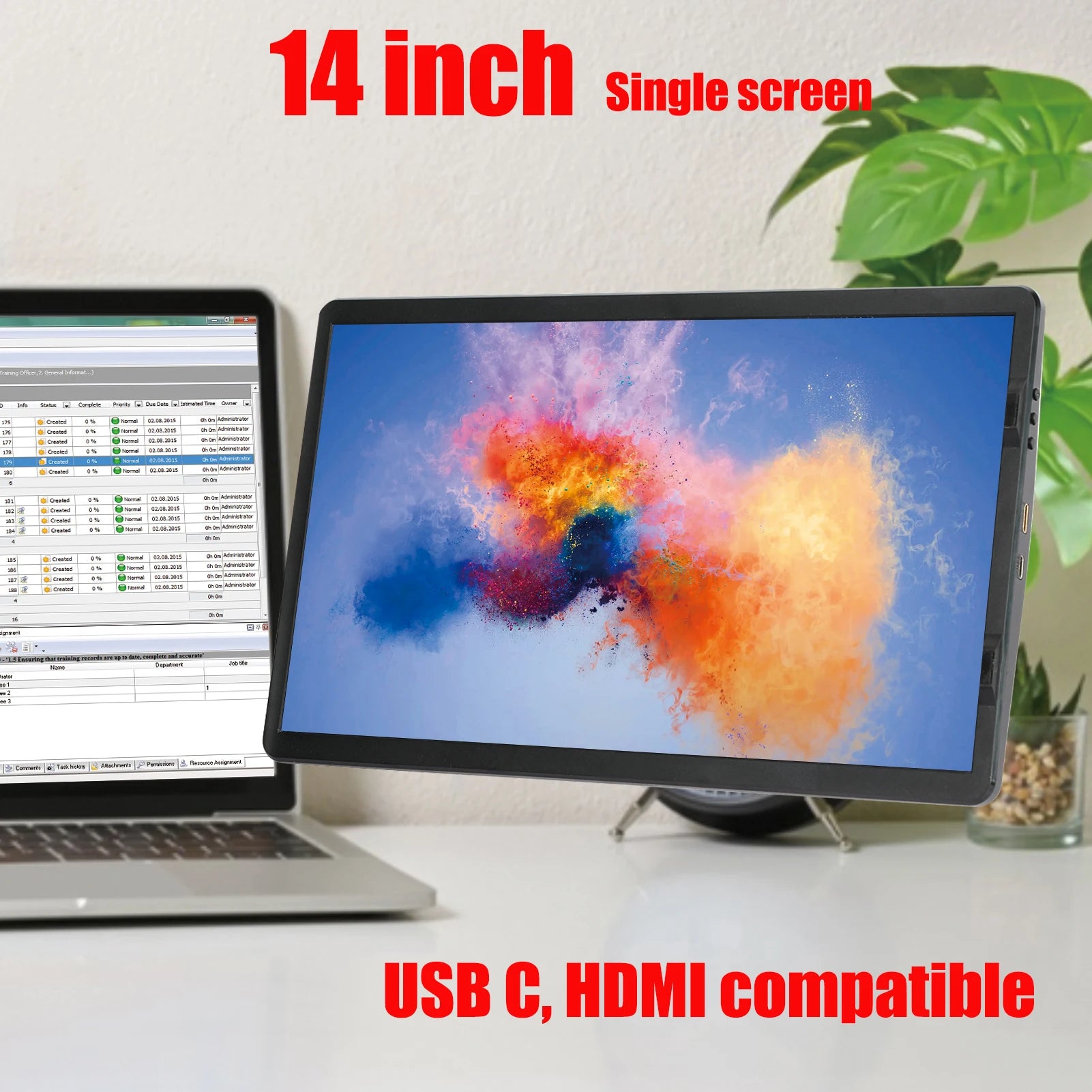 12 Inch Laptop Dual Monitor 1920*1080 HD IPS LCD Dual Monitor Screen Extender Laptops for Macbook 