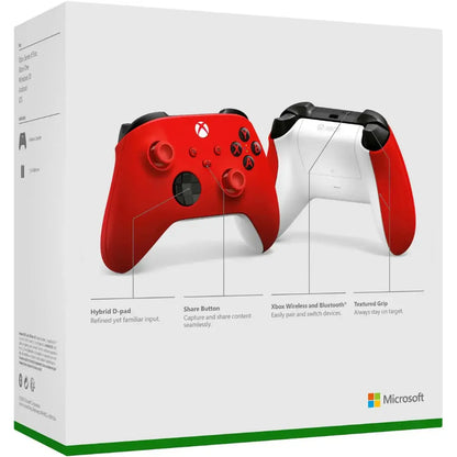 Microsoft Xbox Wireless Controller - Pulse Red for Xbox Series X, Xbox Series S, Xbox One, Windows Devices