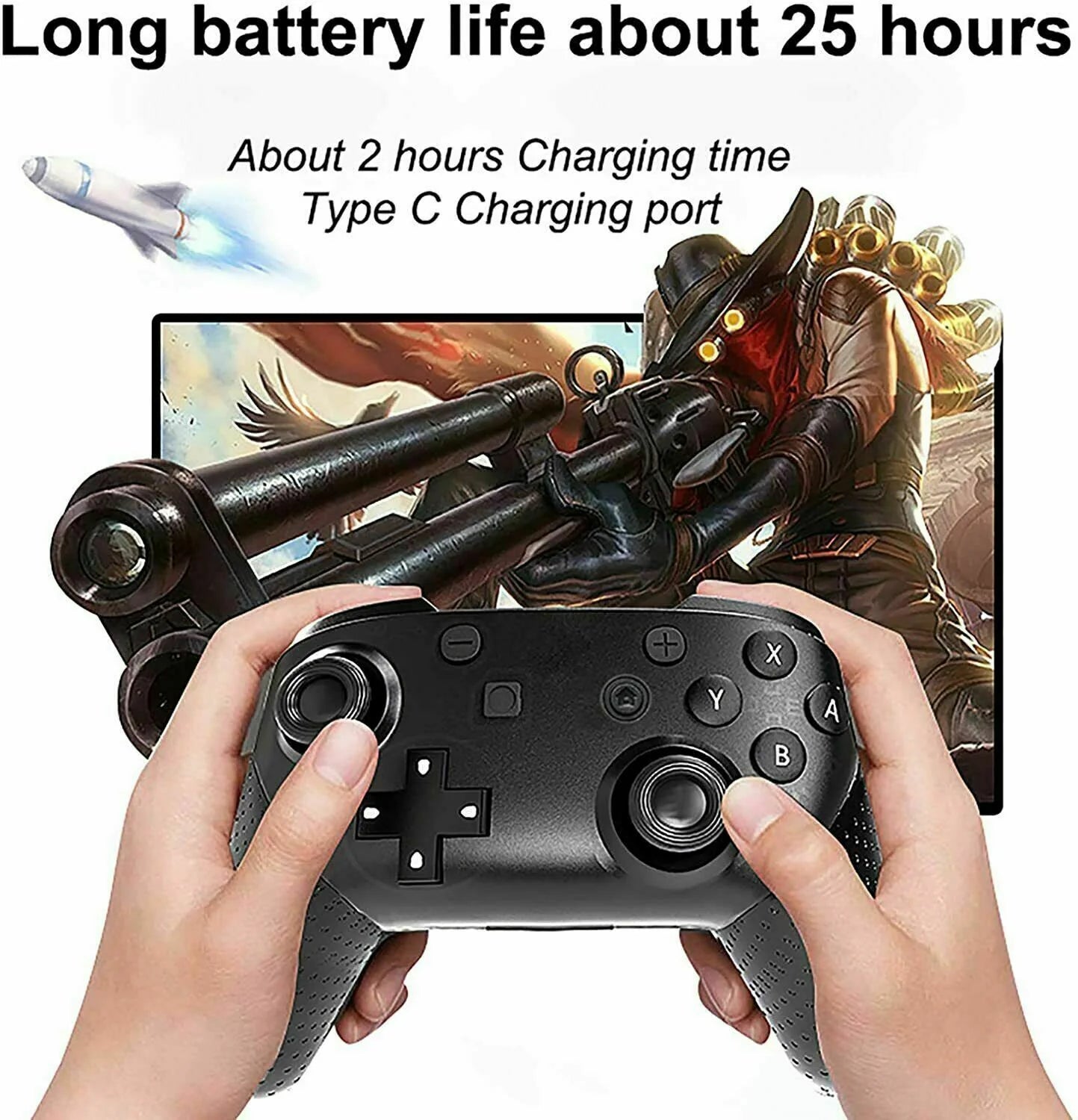 Wireless Pro Controller for Nintendo Switch & Switch Lite