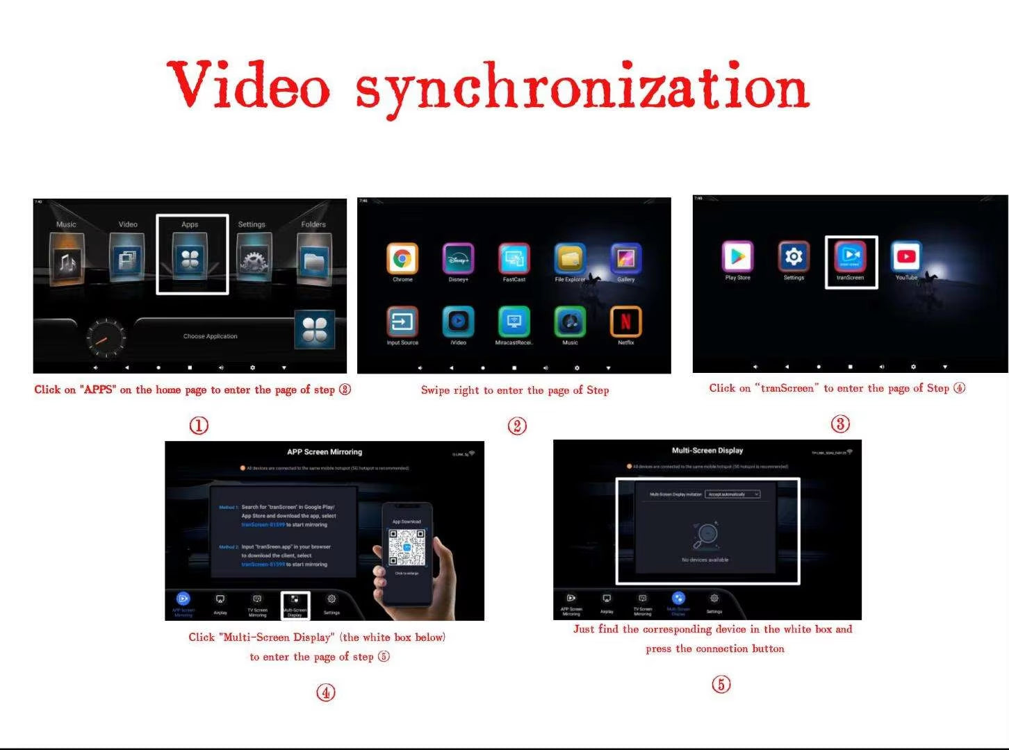 10.1" Android 13 Car Headrest Monitor | 2+32GB Rear Seat Entertainment System | Touchscreen, USB & SD Card