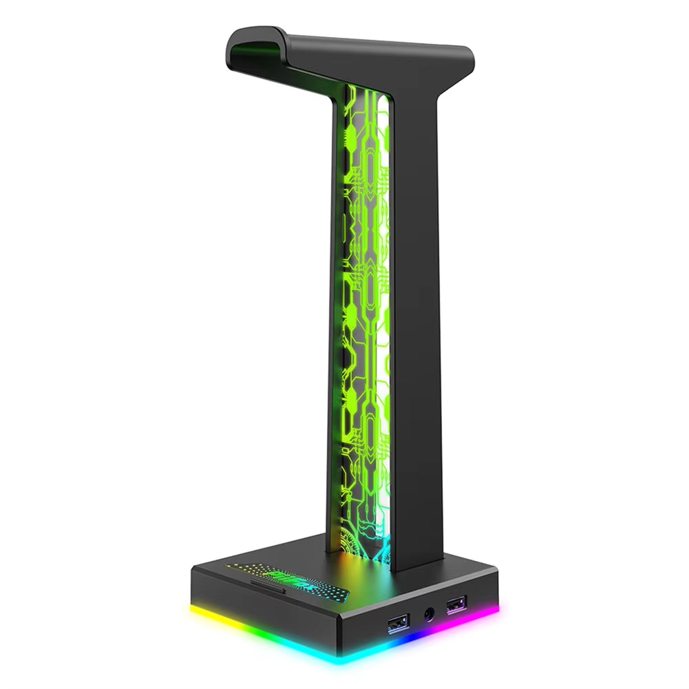 RGB Gaming Headphone Stand with Lighting Effects 