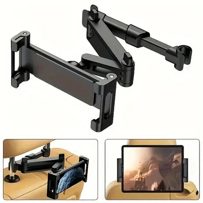 Telescopic Car Rear Pillow Phone Holder and Tablet Rotating Holder