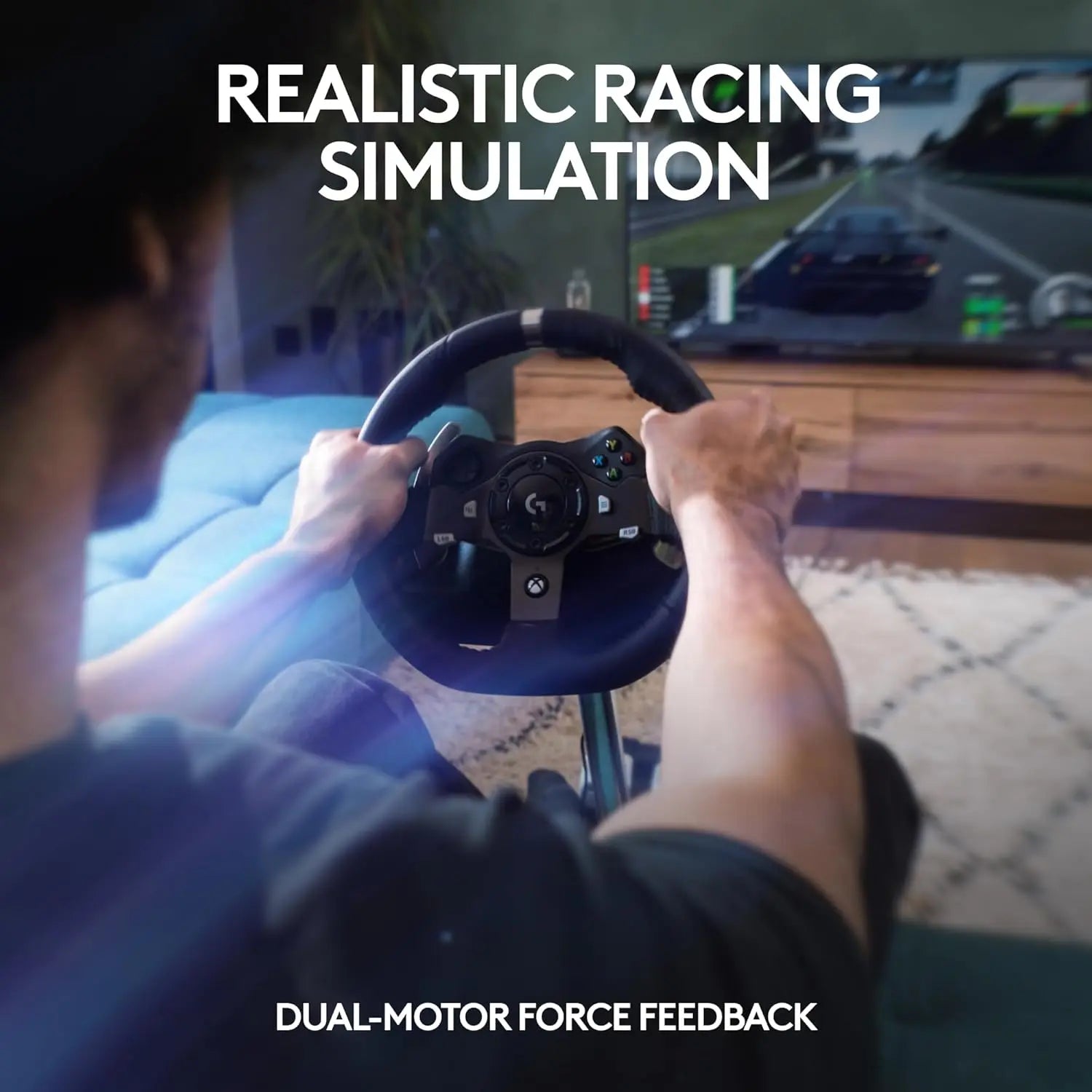 Logitech G920 Driving Force Racing Wheel & Pedals for Xbox & PC