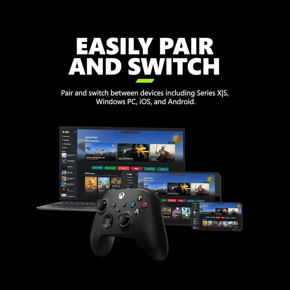 Xbox Wireless Controller -- Bluetooth Gaming Controller for Xbox Series X|S, Xbox One & PC (Black)
